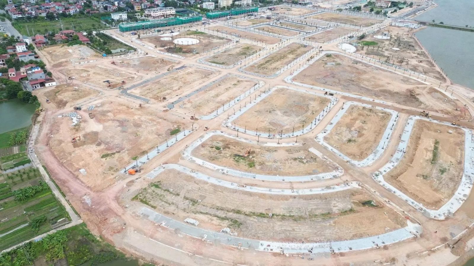 tổng quan tiến độ hà tầng dự án bích động lakeside